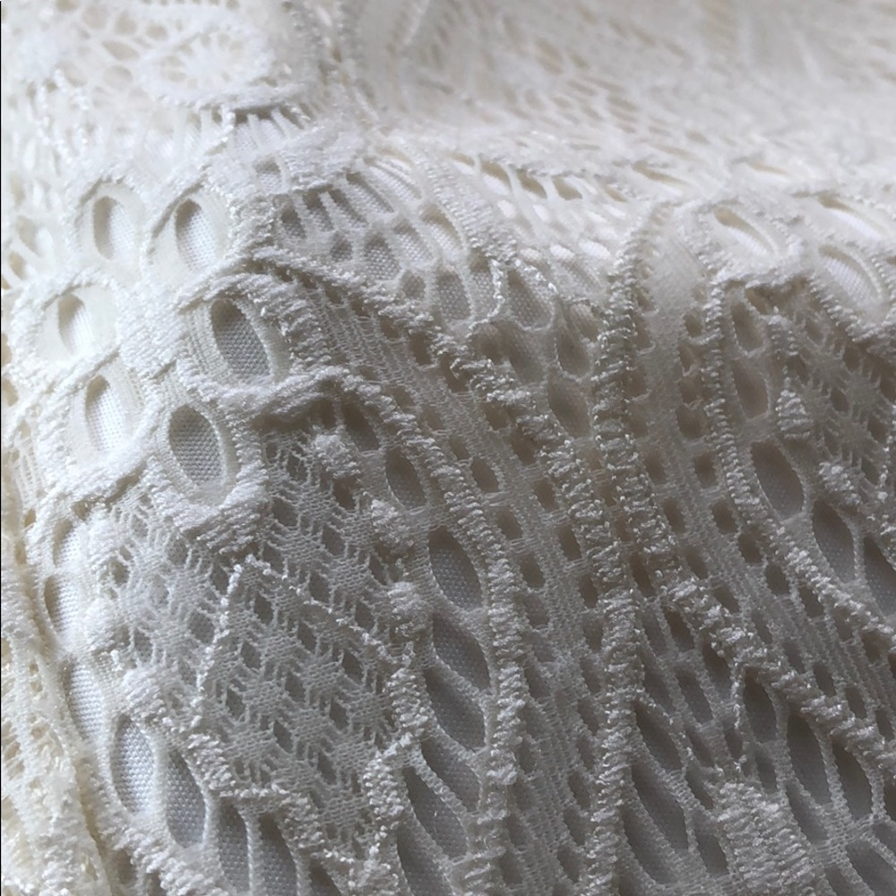 White lace dress